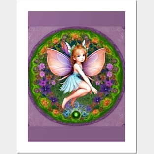 flower fairy Posters and Art